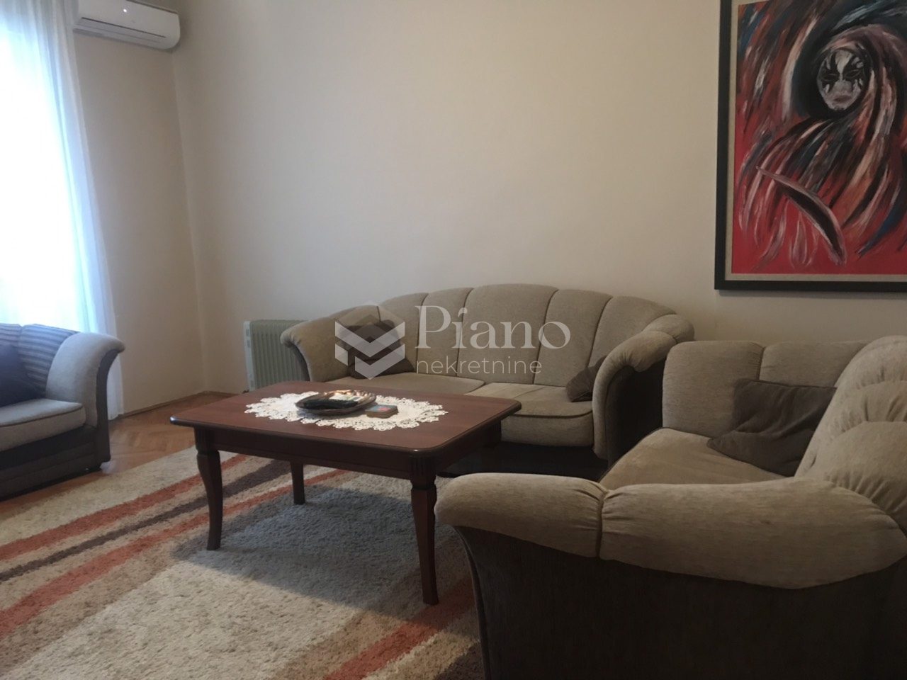 Furnished one-room apartment in center of town