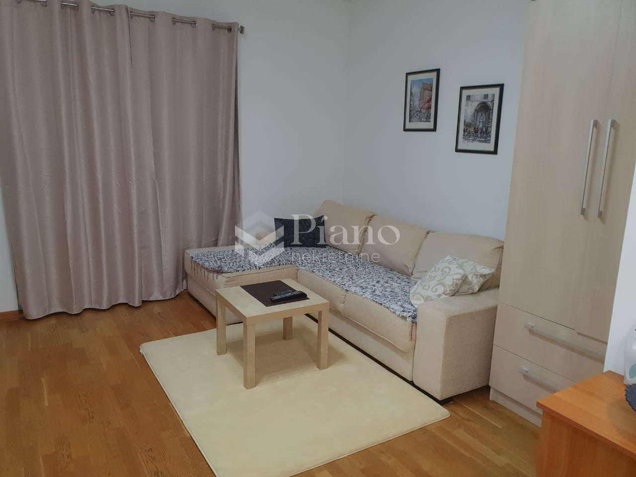 Furnished studio apartment in City kvart